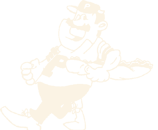 The Paninos chef, carrying a hoagie